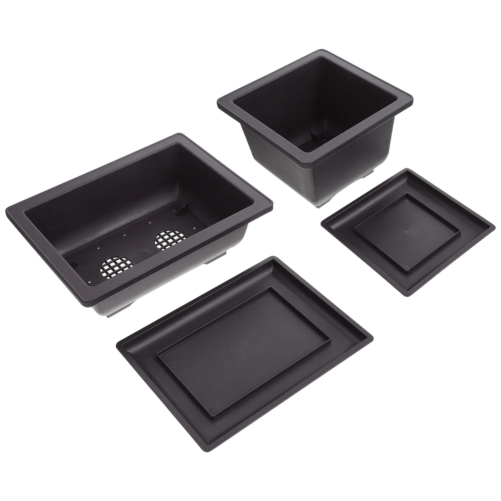 2 Sets Plastic Flower Pots Planting Nursery Succulent Planter Garden Supply Multipurpose Durable Smooth Surface For
2 Sets Plastic Flower Pots Planting Nursery Succulent Planter Garden Supply Multipurpose Durable Smooth Surface For