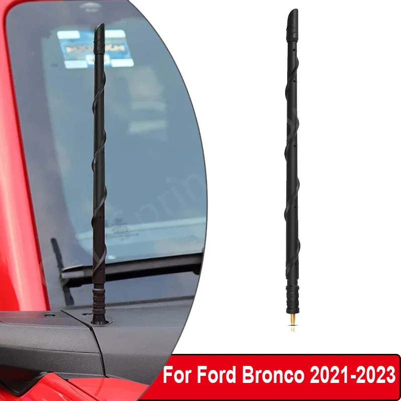 32 см Новая спиральная Гибкая Резиновая короткая антенна для Ford Bronco 2021-2023 многомодельная AM FM радиоантенна сменный аксессуар
32 см Новая спиральная Гибкая Резиновая короткая антенна для Ford Bronco 2021-2023 многомодельная AM FM радиоантенна сменный аксессуар