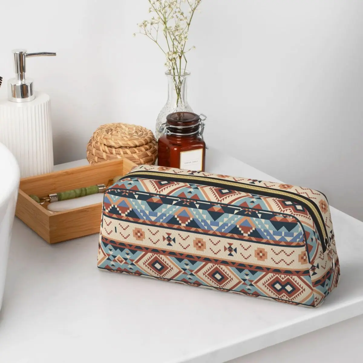 Native American Boho Style Pencil Cases for Students School Pen Box Pencil Bag Big Capacity Pencil Pouch Pen Holder
Native American Boho Style Pencil Cases for Students School Pen Box Pencil Bag Big Capacity Pencil Pouch Pen Holder
