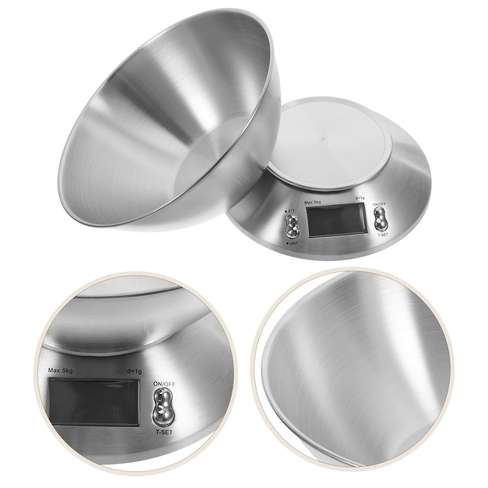 1Set Small Digital Kitchen Scale Accurate Electronic Food Scale for Cooking Baking Weight Measuring Stainless Steel
1Set Small Digital Kitchen Scale Accurate Electronic Food Scale for Cooking Baking Weight Measuring Stainless Steel