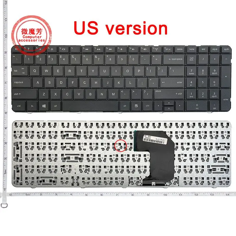 US/RU NEW Laptop keyboard For HP G7-1100 G7-1000 1150 G7T G7-1200 English Russain Keyboard
US/RU NEW Laptop keyboard For HP G7-1100 G7-1000 1150 G7T G7-1200 English Russain Keyboard