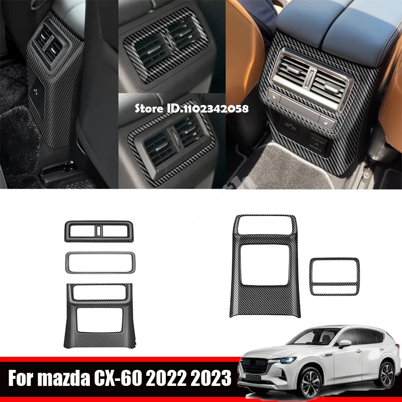 For Mazda CX-60 CX60 CX 60 2022 2023 2024 ABS center Rear Air Conditioner Outlet AC vent Cover back an-ti kick board Decorate
For Mazda CX-60 CX60 CX 60 2022 2023 2024 ABS center Rear Air Conditioner Outlet AC vent Cover back an-ti kick board Decorate