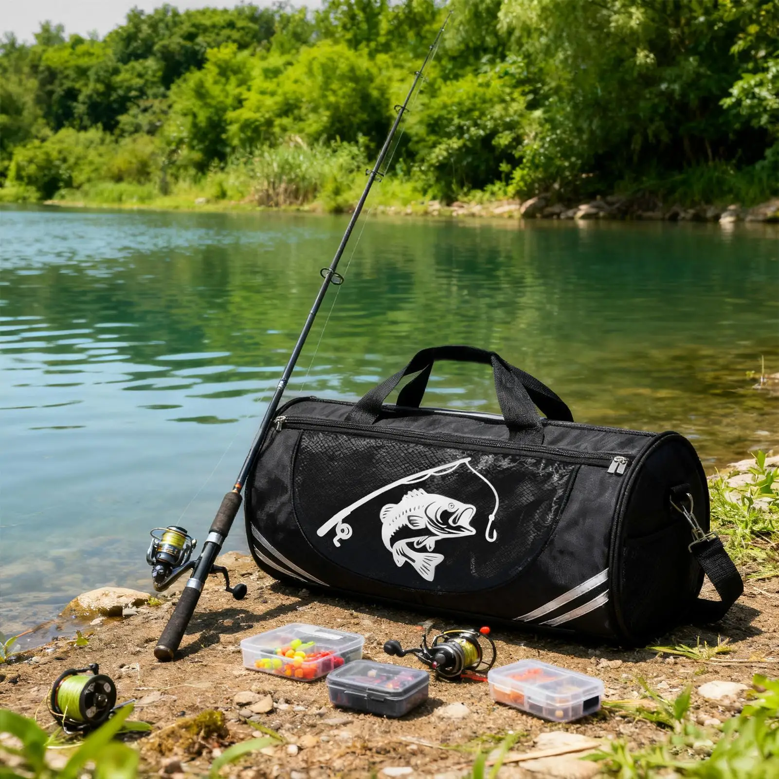 Fishing Gear Bag Waterproof Tackle Bag Shoulder Angling Backpack For Outdoor Beach Camping Hiking Lake Saltwater Freshwater
Fishing Gear Bag Waterproof Tackle Bag Shoulder Angling Backpack For Outdoor Beach Camping Hiking Lake Saltwater Freshwater