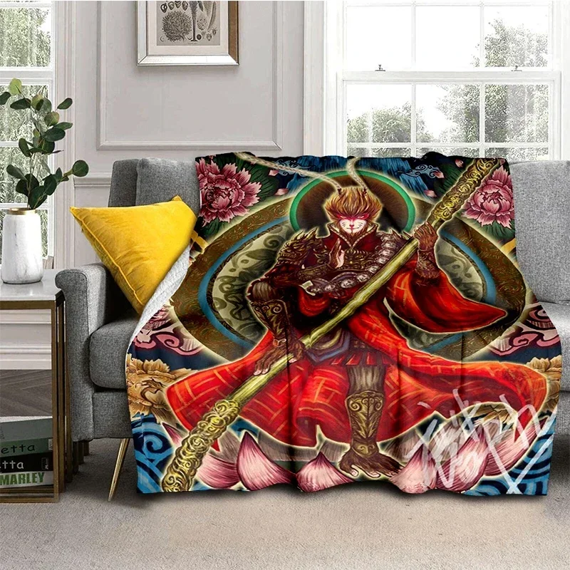 Fantasy The Monkey King Cartoon Blanket Warm Flannel Throw Blanket Bedspread for Bed Sofa Picnic Christmas Birthday Boys Gifts
Fantasy The Monkey King Cartoon Blanket Warm Flannel Throw Blanket Bedspread for Bed Sofa Picnic Christmas Birthday Boys Gifts