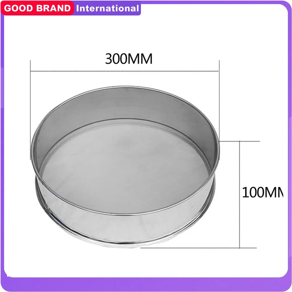 Diameter 30CM Height 8CM/10CM/15CM SUS All Stainless Steel Sieve For Electric Vibrating Machine Optional Mesh
Diameter 30CM Height 8CM/10CM/15CM SUS All Stainless Steel Sieve For Electric Vibrating Machine Optional Mesh