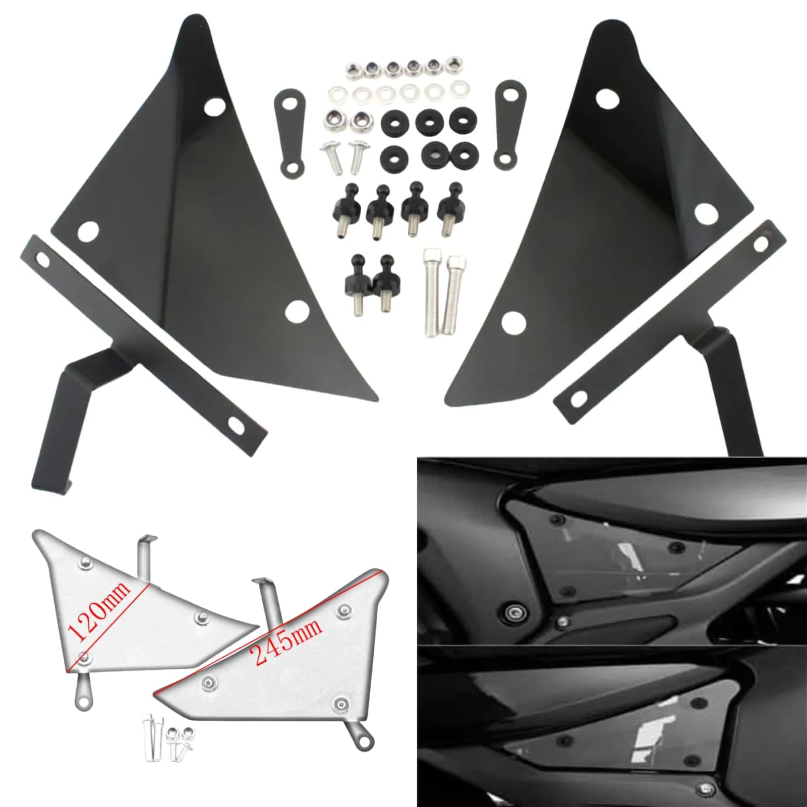 For BMW K1600GT K1600B 2011–2023 Motorcycle Tank Engine Frame Side Panel Cover Fairing Cowl Cowling Plate Kit Bright Black
For BMW K1600GT K1600B 2011–2023 Motorcycle Tank Engine Frame Side Panel Cover Fairing Cowl Cowling Plate Kit Bright Black