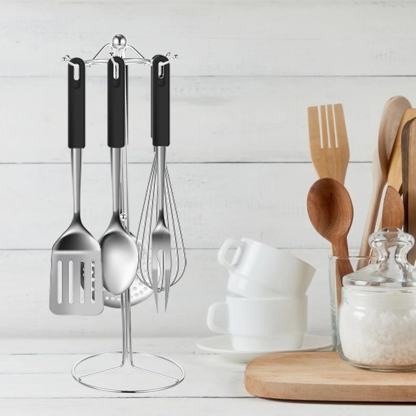 Spoon Scoop Rack Kitchen Utensil Organizer Iron Spatula Stand Countertop Ladle Rest Stainless Steel Storage Holder Heat
Spoon Scoop Rack Kitchen Utensil Organizer Iron Spatula Stand Countertop Ladle Rest Stainless Steel Storage Holder Heat