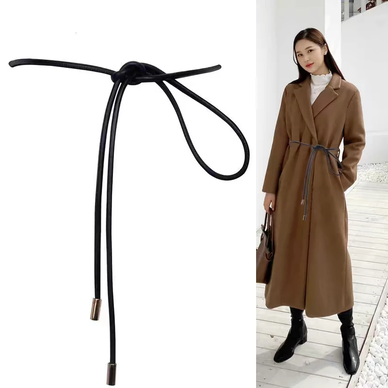 Women PU Leather Slim Belt Dresses String Waistband Long Waist Rope Knotted Waist Belt Solid Color Thin Waist Chain DIY Tie
Women PU Leather Slim Belt Dresses String Waistband Long Waist Rope Knotted Waist Belt Solid Color Thin Waist Chain DIY Tie