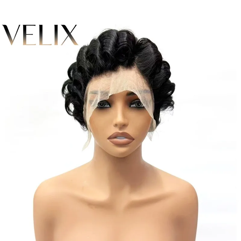 High Quality13*4Lace Frontal Pixie Cut Short Wave Right Side Part Natural Color4Inch Brazilian Virgin Remy Brazilian Virgin Remy
High Quality13*4Lace Frontal Pixie Cut Short Wave Right Side Part Natural Color4Inch Brazilian Virgin Remy Brazilian Virgin Remy