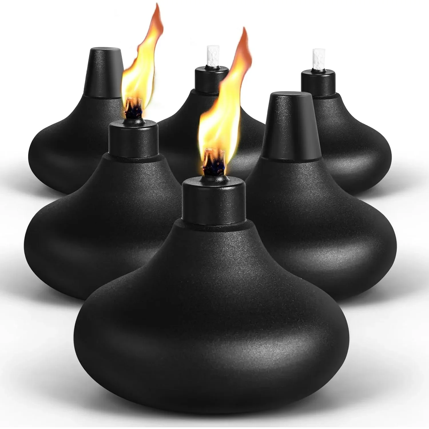 6 Pack Metal Tabletop Torches, 24.5 Ounces Citronella Outdoor Torches, Inflatable Flame Torches for Party Landscape Decorations
6 Pack Metal Tabletop Torches, 24.5 Ounces Citronella Outdoor Torches, Inflatable Flame Torches for Party Landscape Decorations