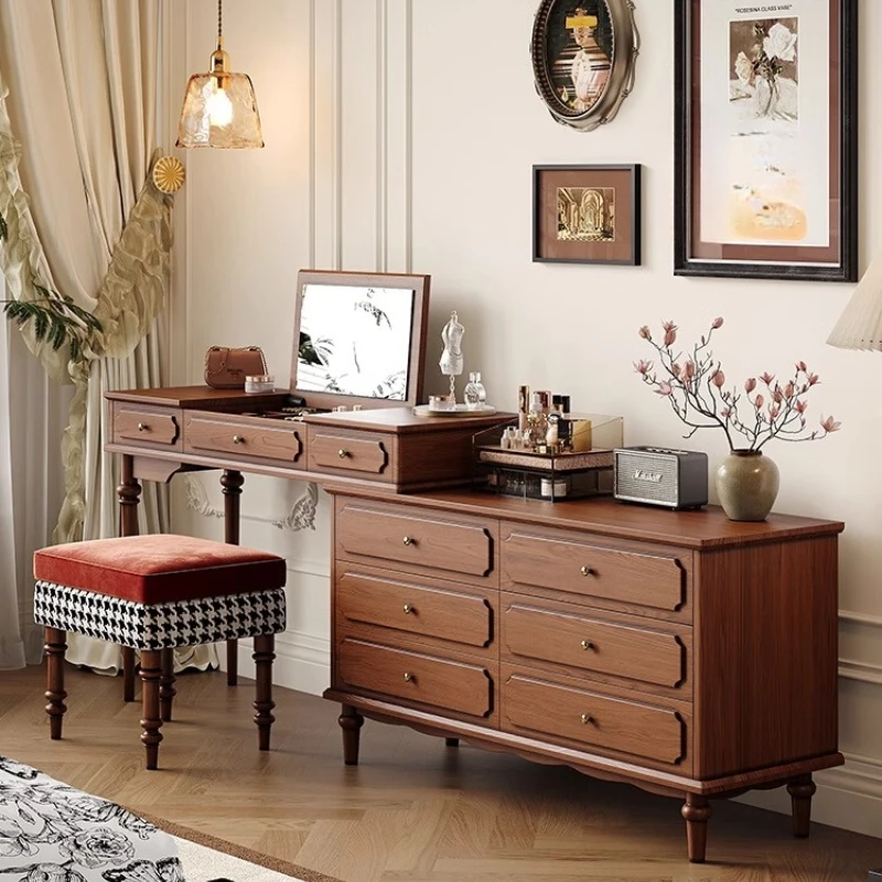 China Style Luxury Dressing Table Minimalist Home Mirror Wooden Dressing Table Drawer Storage Mueble Dormitorio Furnitures
China Style Luxury Dressing Table Minimalist Home Mirror Wooden Dressing Table Drawer Storage Mueble Dormitorio Furnitures