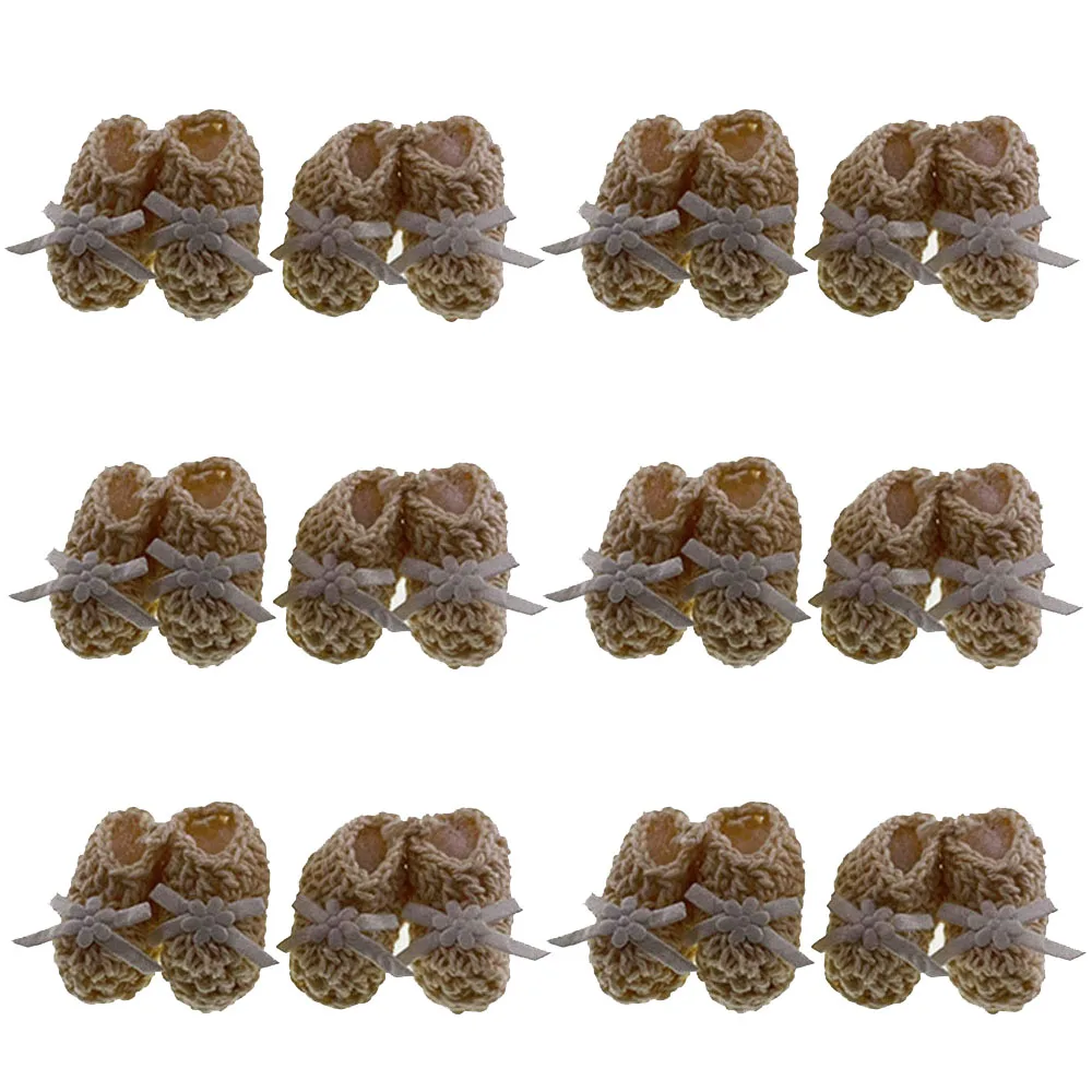 12pairs Handmade miniature crochet beige booties For baby shower baptism party decorations 2.5 x 4.0cm
12pairs Handmade miniature crochet beige booties For baby shower baptism party decorations 2.5 x 4.0cm