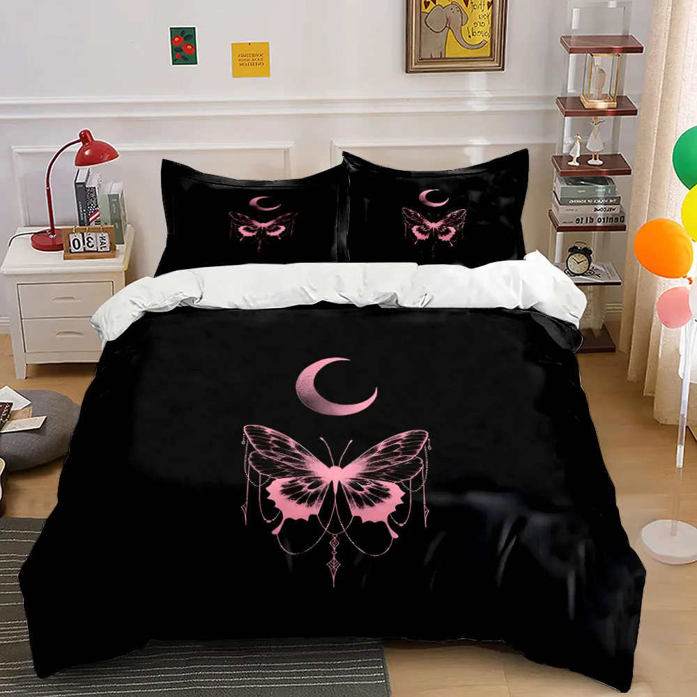 Mystical Moon and Butterfly Art Exquisite three-piece bedding set gift for kids and adults
Mystical Moon and Butterfly Art Exquisite three-piece bedding set gift for kids and adults