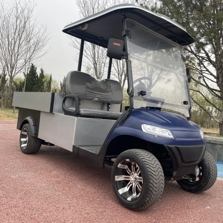 2025 Newly Launched Electric Golf Cart 5KW AC System 60V Lead-Acid Battery Lithium Battery Optional Powered With Rear Cargo Box
2025 Newly Launched Electric Golf Cart 5KW AC System 60V Lead-Acid Battery Lithium Battery Optional Powered With Rear Cargo Box