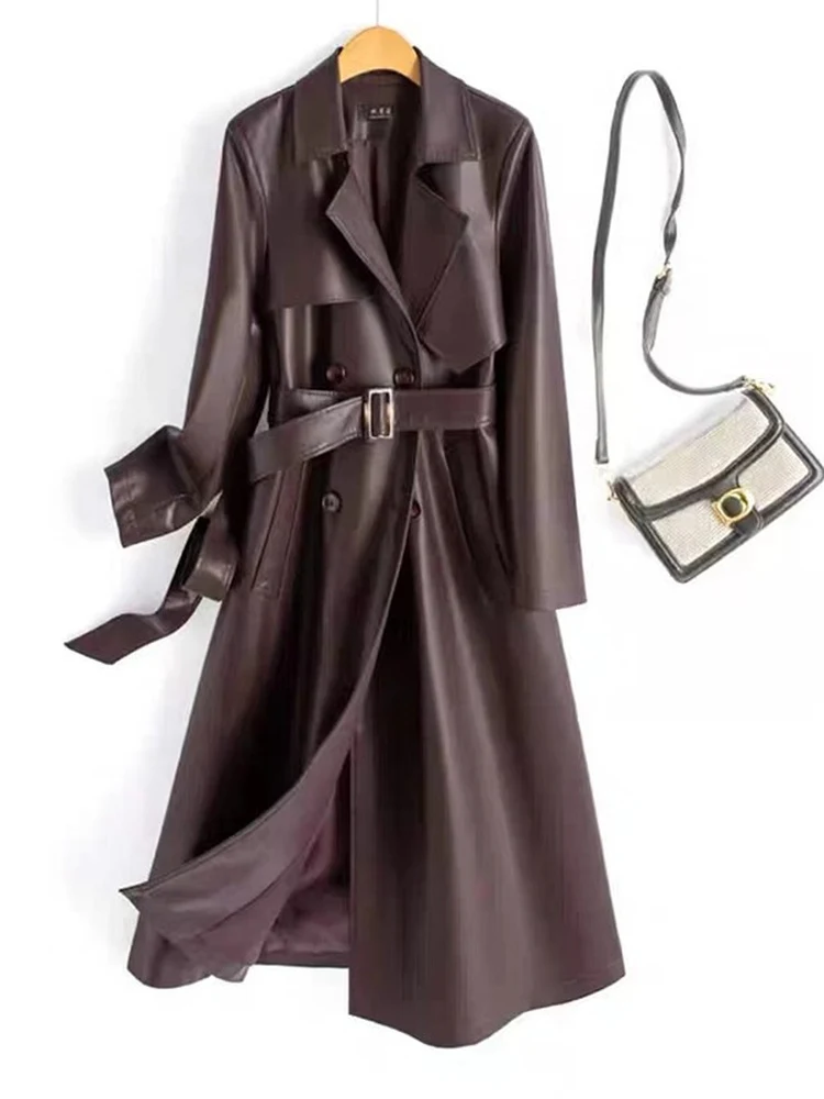Spring Autumn New Style Haifeng Genuine Leather Coat Women's Mid-Length Over-Knee Fashionable Elegantly Slimming Large Size W...
Spring Autumn New Style Haifeng Genuine Leather Coat Women's Mid-Length Over-Knee Fashionable Elegantly Slimming Large Size W...