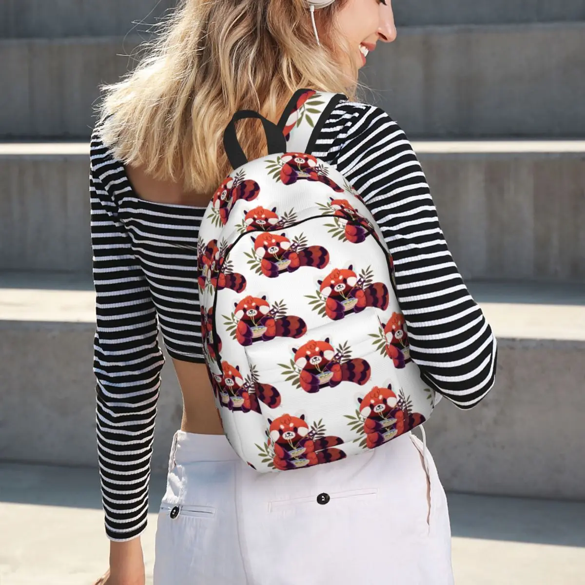 Red Panda Eating Ramen Backpack Hot Sale Daypack Large Capacity Children BookBag School Bag Shoulder Bags for Men Women
Red Panda Eating Ramen Backpack Hot Sale Daypack Large Capacity Children BookBag School Bag Shoulder Bags for Men Women