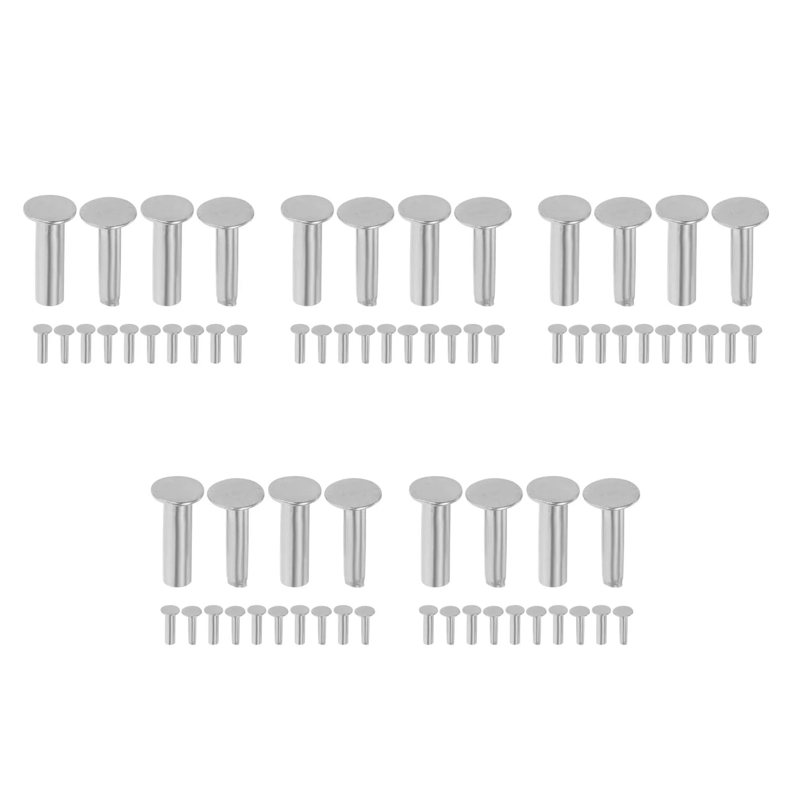 35 Pairs Stainless Steel Knife Handle Pins for Secure Fastening Heavy Duty Wooden Grip Rivets for DIY Knife Making Accessories
35 Pairs Stainless Steel Knife Handle Pins for Secure Fastening Heavy Duty Wooden Grip Rivets for DIY Knife Making Accessories