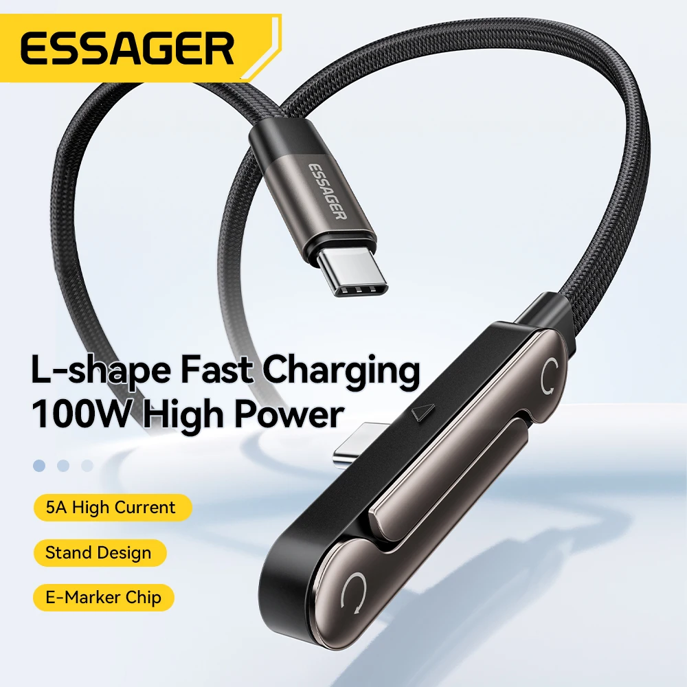 Essager 100 Вт USB C-кабель для iPhone 17 16 15Pro Max Elbowed Type C Кабель для быстрой зарядки для Macbook pro ipad Huawei Samsung Xiaomi
Essager 100 Вт USB C-кабель для iPhone 17 16 15Pro Max Elbowed Type C Кабель для быстрой зарядки для Macbook pro ipad Huawei Samsung Xiaomi