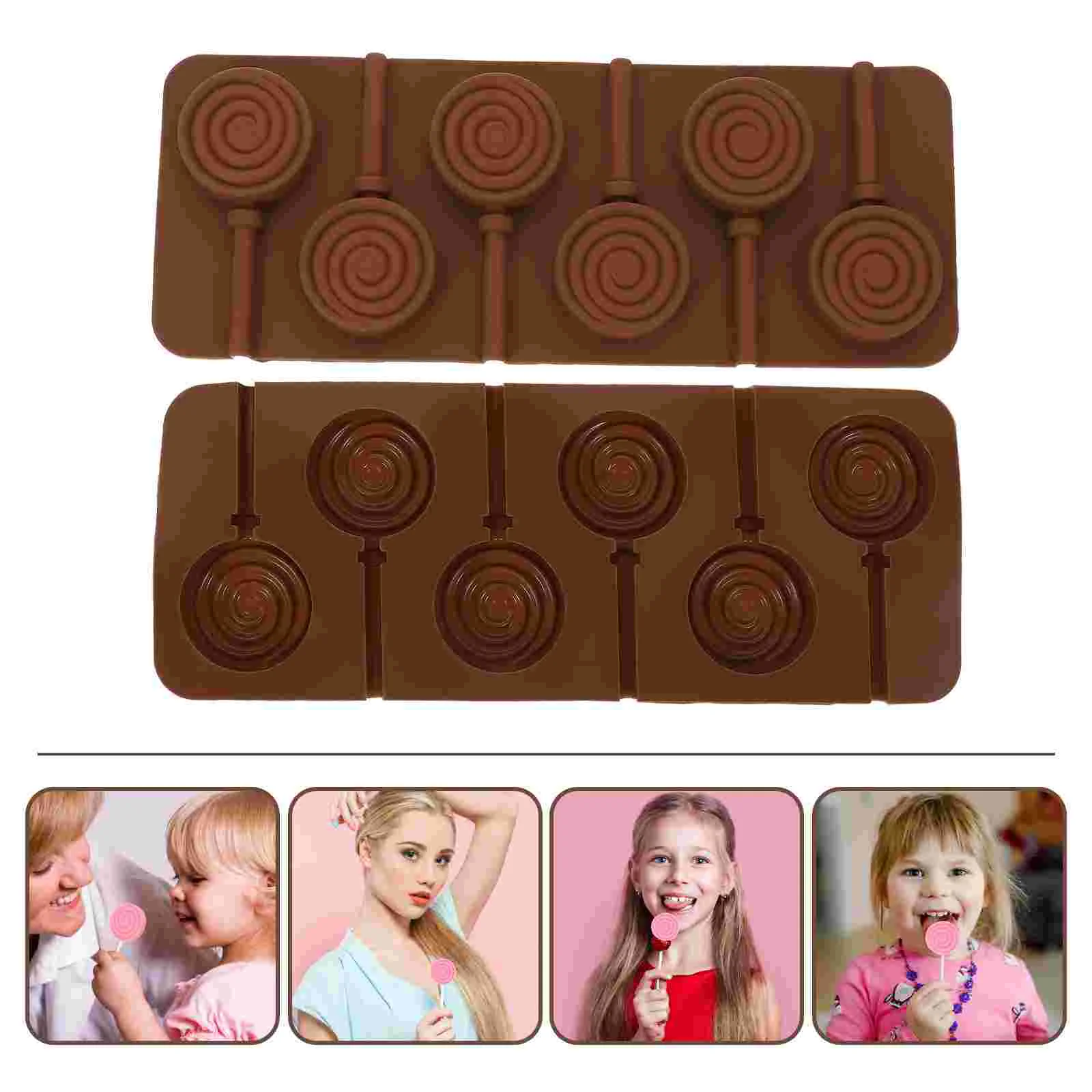 2 Pcs Lollipop Mold Silicone Candy Molds Stauffers Cookies Chocolate Stick Bar Shape Silica Gel Biscuits Shapes Suckers
2 Pcs Lollipop Mold Silicone Candy Molds Stauffers Cookies Chocolate Stick Bar Shape Silica Gel Biscuits Shapes Suckers