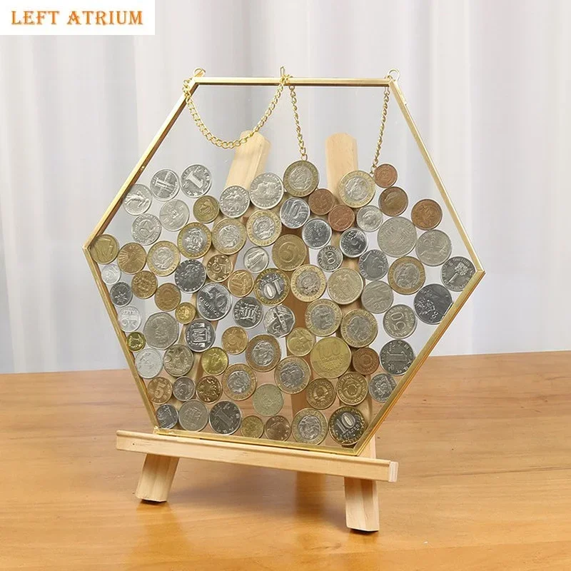 Hexagonal Glass Storage Box Coin Collection Box Photo Frame Specimen Holder Picture Frame Photo Rack Display Stand Organizer
Hexagonal Glass Storage Box Coin Collection Box Photo Frame Specimen Holder Picture Frame Photo Rack Display Stand Organizer