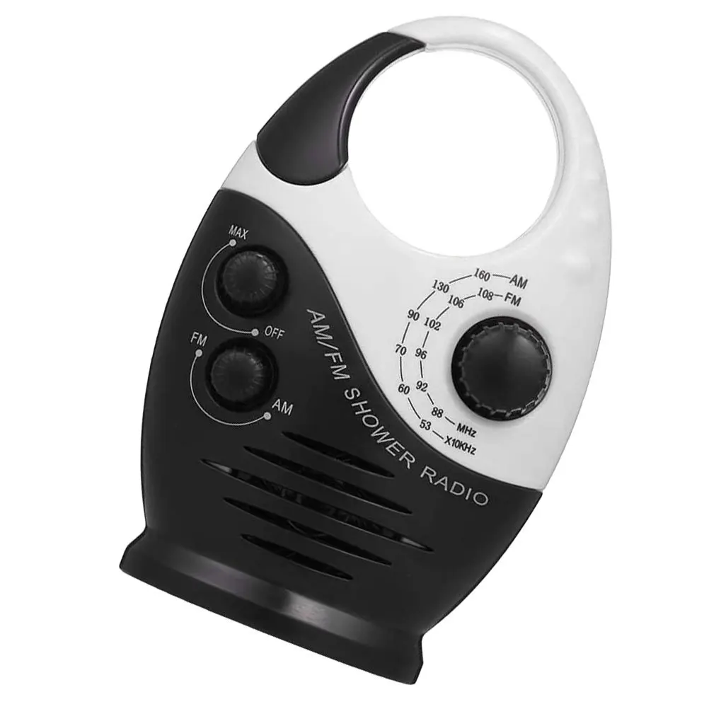 Waterproof Portable Shower Radio Am Fm Operated Speaker Hook Handle for Bathroom Camping Outdoor Emergency Use
Waterproof Portable Shower Radio Am Fm Operated Speaker Hook Handle for Bathroom Camping Outdoor Emergency Use