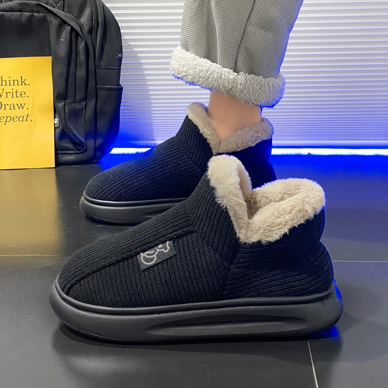 Damp Resistant Slip on Plush Snow Boots Smooth Anti-Abrasion Inner, Grippy Waterproof Sole Light Warm for Weekend Snow Trips
Damp Resistant Slip on Plush Snow Boots Smooth Anti-Abrasion Inner, Grippy Waterproof Sole Light Warm for Weekend Snow Trips