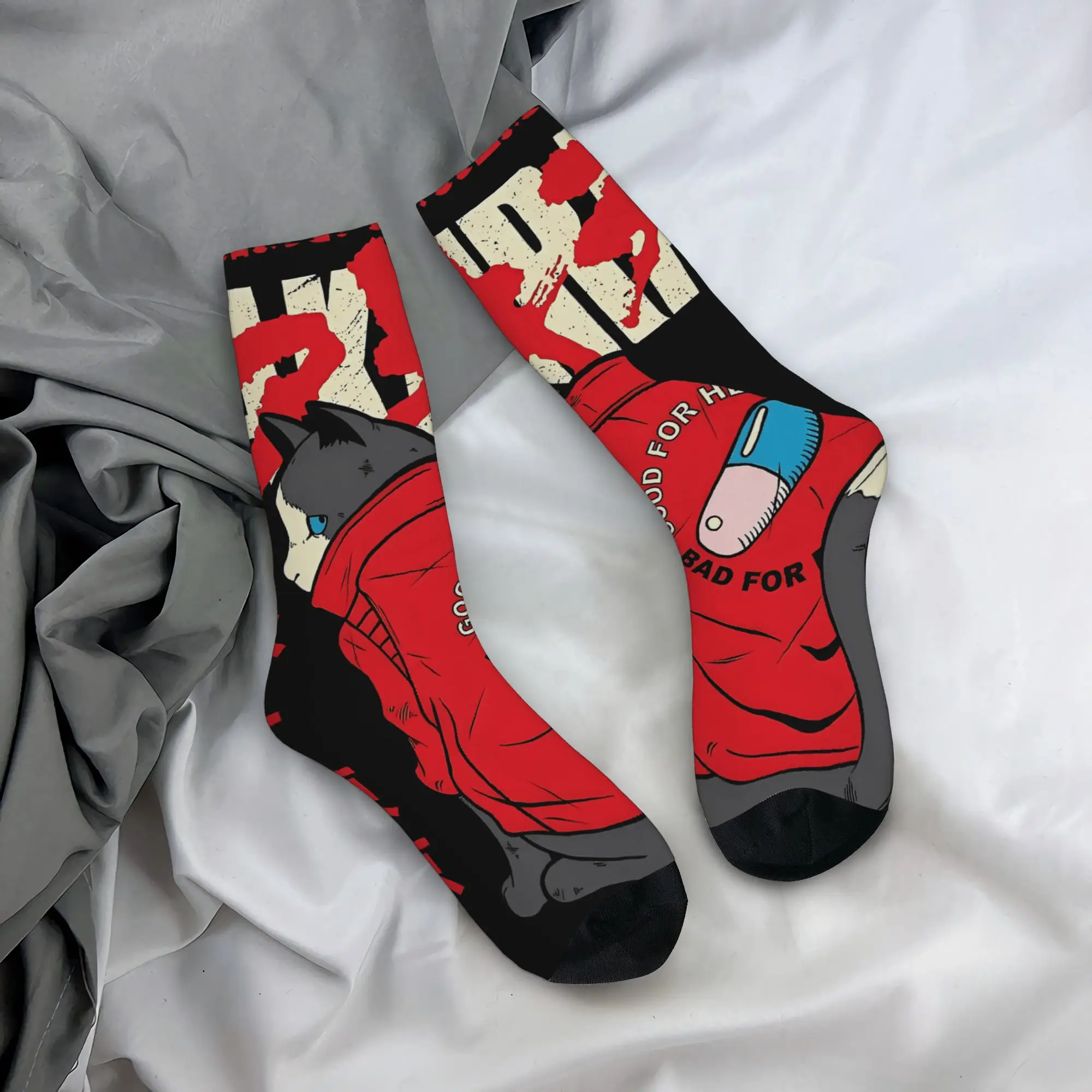 Japanese Anime film Akiras Socks Design Stockings Anti Sweat Women Men Socks High Quality Winter Gothic Outdoor Sports Socks
Japanese Anime film Akiras Socks Design Stockings Anti Sweat Women Men Socks High Quality Winter Gothic Outdoor Sports Socks