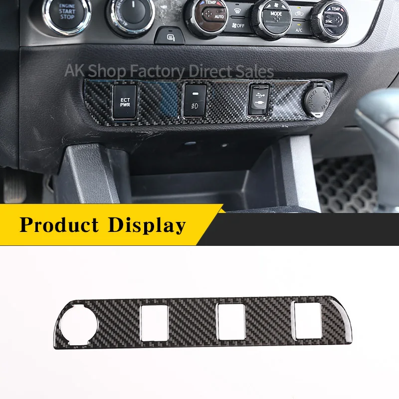 For Toyota Tacoma 2016-2020 Real Carbon Fiber Car Cigarette Lighter Switch Decoration Panel Sticker Car Interior Accessories
For Toyota Tacoma 2016-2020 Real Carbon Fiber Car Cigarette Lighter Switch Decoration Panel Sticker Car Interior Accessories