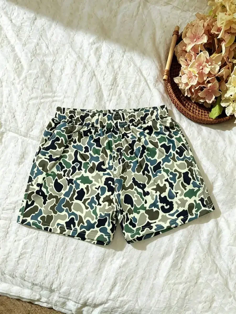 High Waist Camo Print Casual Summer Shorts With Pockets For Men
High Waist Camo Print Casual Summer Shorts With Pockets For Men