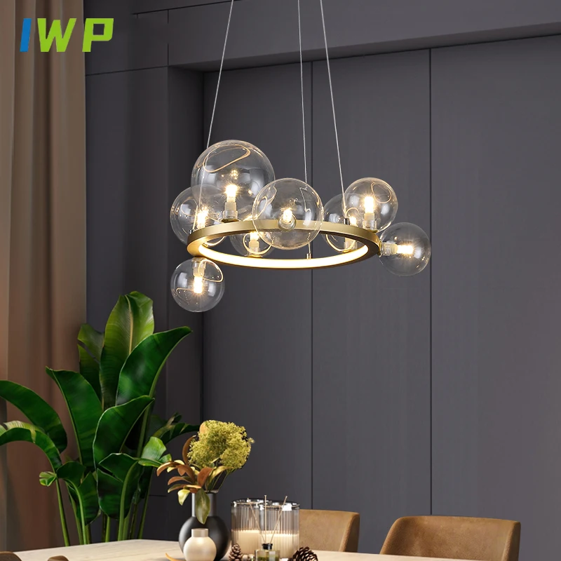 Modern LED Ceiling Chandeliers Living Room Chandelier Light for Dining Bedroom Nordic Bubble Ball Art Decor Ring Hanging Lamp
Modern LED Ceiling Chandeliers Living Room Chandelier Light for Dining Bedroom Nordic Bubble Ball Art Decor Ring Hanging Lamp