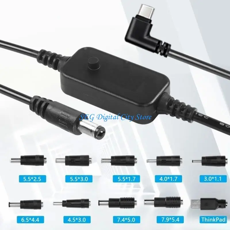 U75B Power Cable Type C to DC5.5 Adjustable Voltages for Electronics Lightweighted
U75B Power Cable Type C to DC5.5 Adjustable Voltages for Electronics Lightweighted
