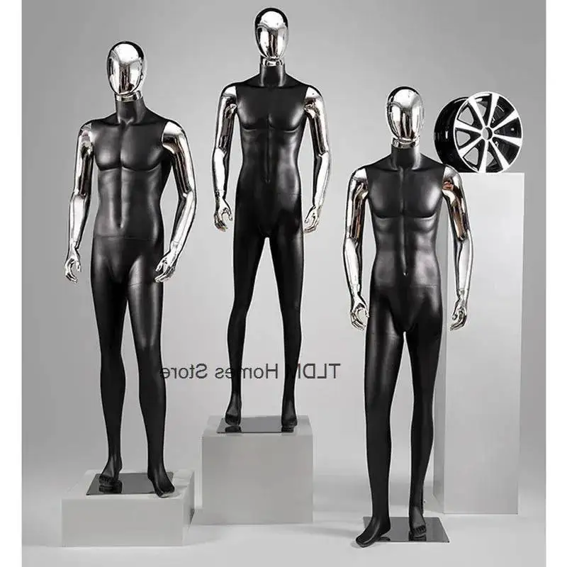 Mannequins Full for Body Silver Creative Mannequins Light Windows Luxury FRP Mannequins for Men's Display Clothing Store Modern
Mannequins Full for Body Silver Creative Mannequins Light Windows Luxury FRP Mannequins for Men's Display Clothing Store Modern