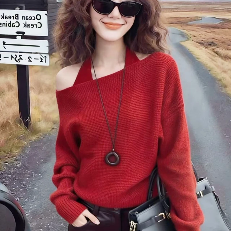 Ele красный вязаный жилет, топ, женский осенне-зимний новый комплект из двух предметов, длинный свеч Ne, висящий белый улучшающий трикотаж
Ele красный вязаный жилет, топ, женский осенне-зимний новый комплект из двух предметов, длинный свеч Ne, висящий белый улучшающий трикотаж