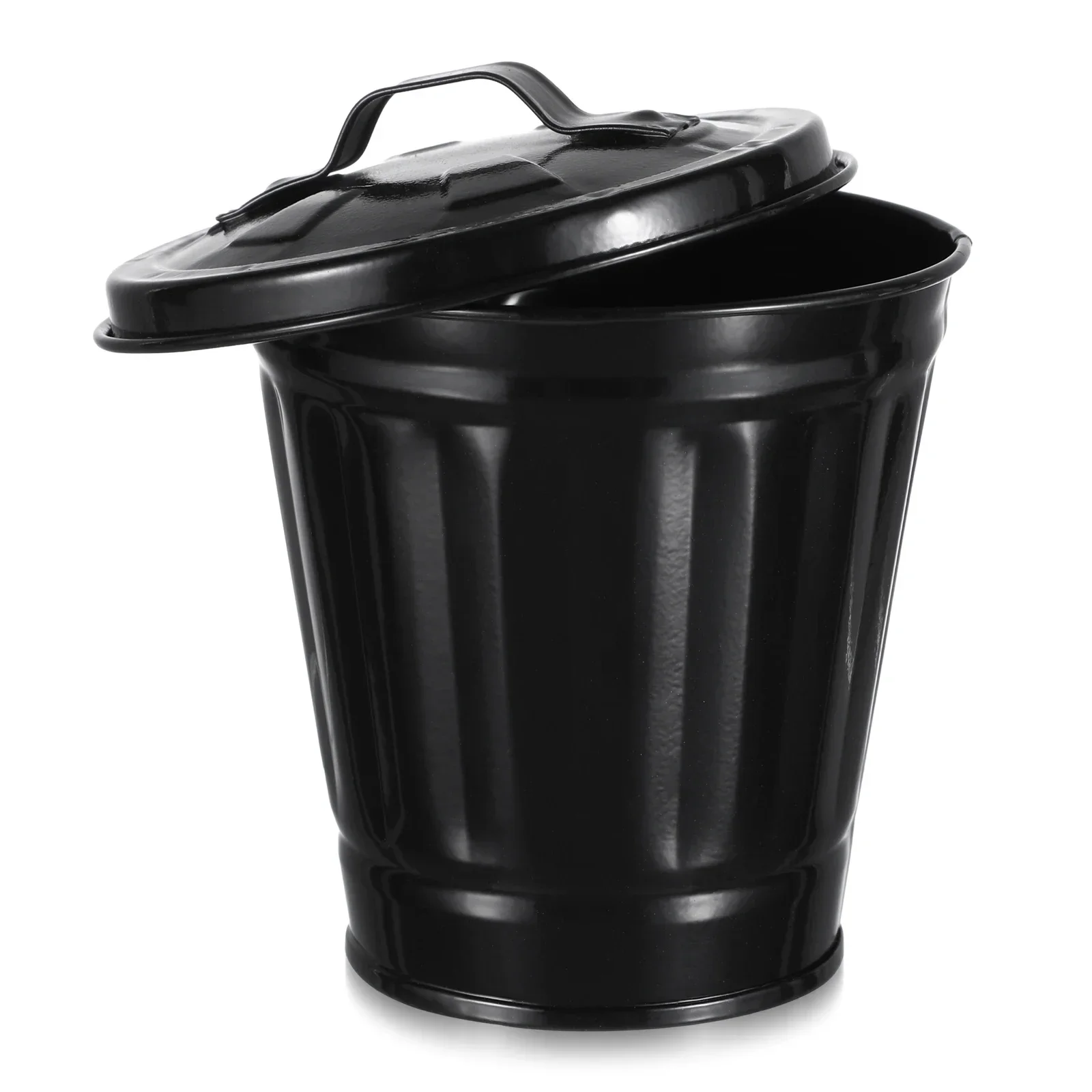 Black Metal Mini Office Trash Can Lid Creative Desktop Waste Basket For Living Room Desk Garbage Bin Like Smart Trash Can In
Black Metal Mini Office Trash Can Lid Creative Desktop Waste Basket For Living Room Desk Garbage Bin Like Smart Trash Can In