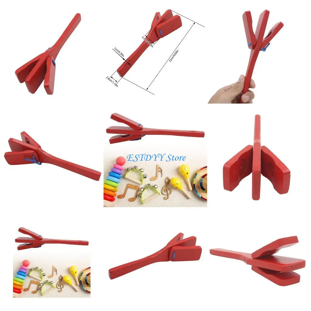 G6DE Wooden Clapper Percussion Toy Orff Castanets for Beginners Childrens Rhythm Toy Rhythm Training Kids Orff Clapper
G6DE Wooden Clapper Percussion Toy Orff Castanets for Beginners Childrens Rhythm Toy Rhythm Training Kids Orff Clapper