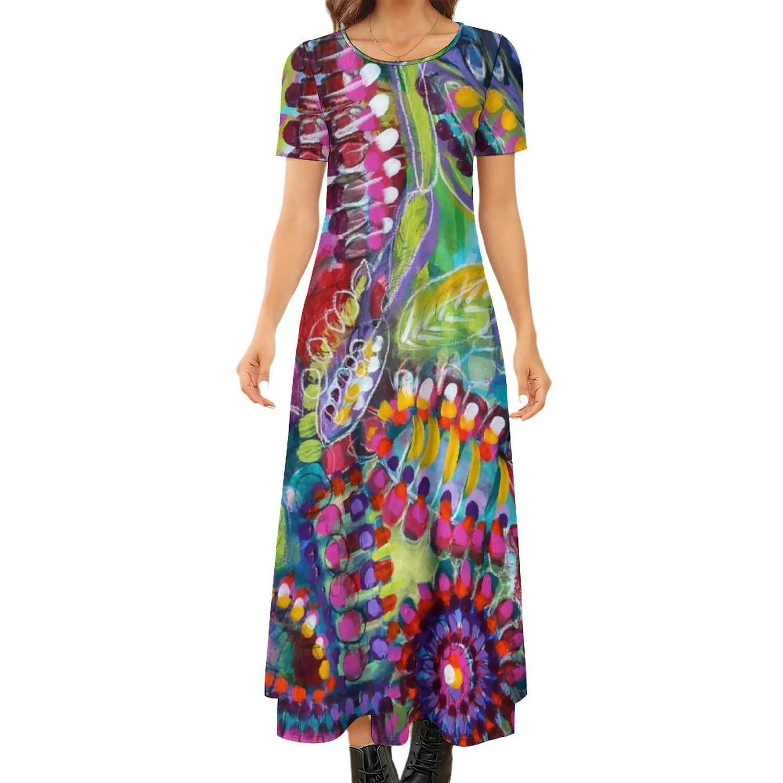Chimere serie in the garden Round Neck Short Sleeve Dress Womens dresses dress for women summer
Chimere serie in the garden Round Neck Short Sleeve Dress Womens dresses dress for women summer