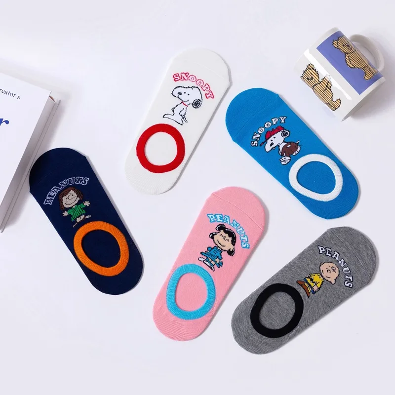 5pairs Adult Snoopy Boat Socks Kawaii Cartoon Girls Invisible New Spring Summer Men And Women's Short Socks Gifts average size
5pairs Adult Snoopy Boat Socks Kawaii Cartoon Girls Invisible New Spring Summer Men And Women's Short Socks Gifts average size