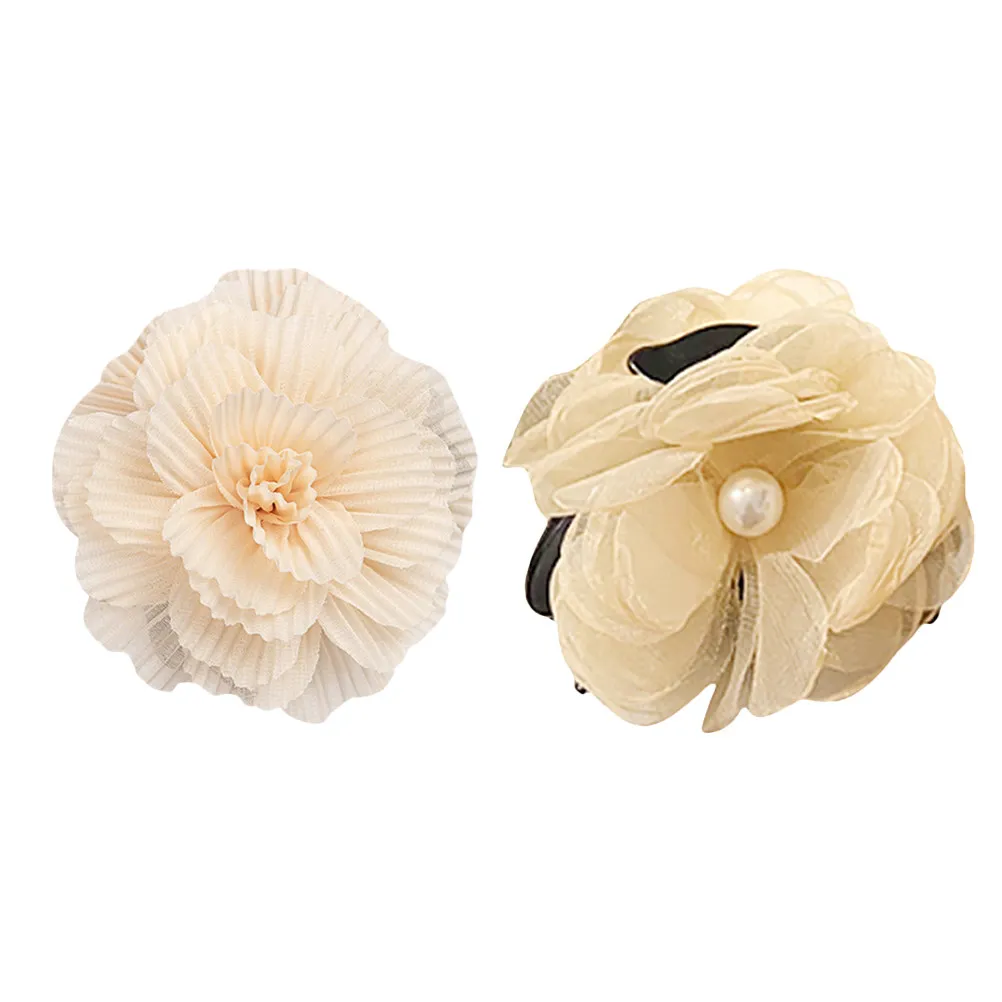 2Pcs Flowers Hair Claw Decorative Hairpin for Women Stylish Female Hair Clip Wide Application Banquet Ceremony Daily
2Pcs Flowers Hair Claw Decorative Hairpin for Women Stylish Female Hair Clip Wide Application Banquet Ceremony Daily