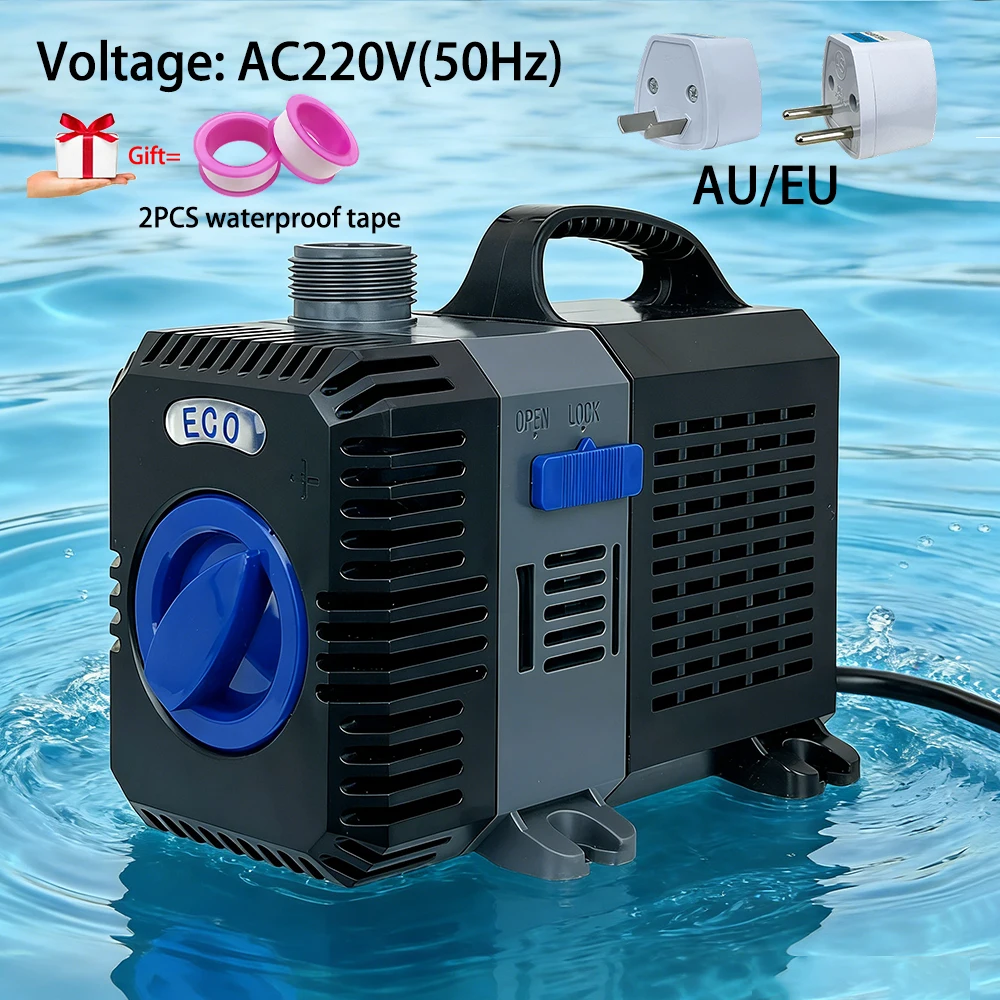 Small Quiet Change Frequency Submersible Pump AC220V/50Hz Max Head 10m Max Flow 20000L/H Outlet 20/25/32/38/50mm Aquarium Water
Small Quiet Change Frequency Submersible Pump AC220V/50Hz Max Head 10m Max Flow 20000L/H Outlet 20/25/32/38/50mm Aquarium Water