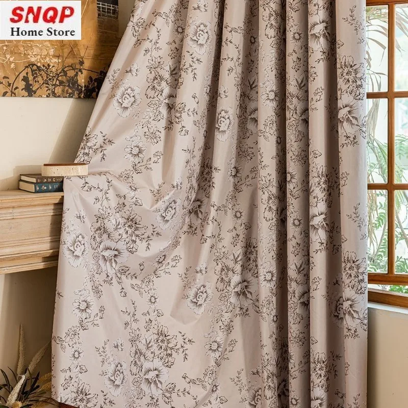 Custom Size Printed Beige Flowers Blackout Luxury Curtains for Living Room Bedroom Dining White Tulle Modern Grace Classic Decor
Custom Size Printed Beige Flowers Blackout Luxury Curtains for Living Room Bedroom Dining White Tulle Modern Grace Classic Decor