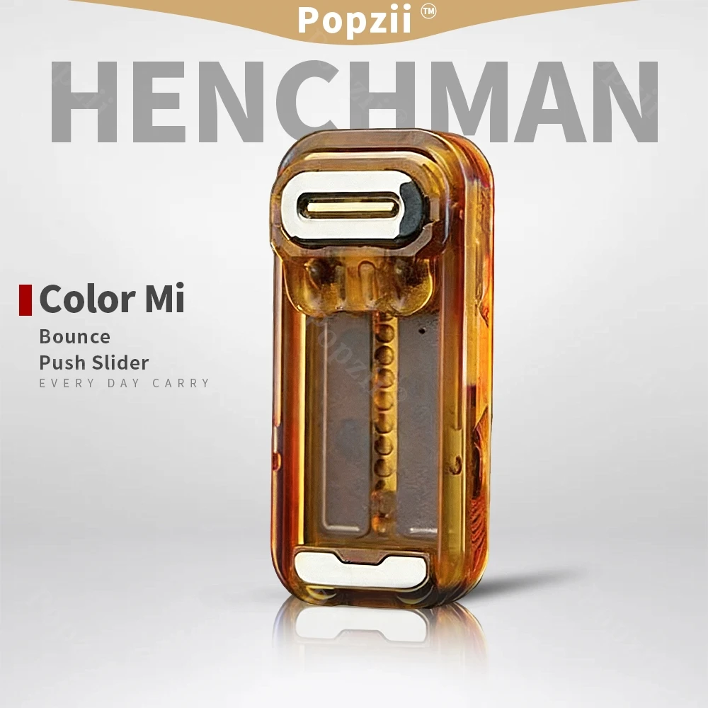 Color Mi EDC HENCHMAN Bounce Titanium alloy PEI Mechanical Push Slider Adults Stress Relief Toy Fidgeting toys
Color Mi EDC HENCHMAN Bounce Titanium alloy PEI Mechanical Push Slider Adults Stress Relief Toy Fidgeting toys