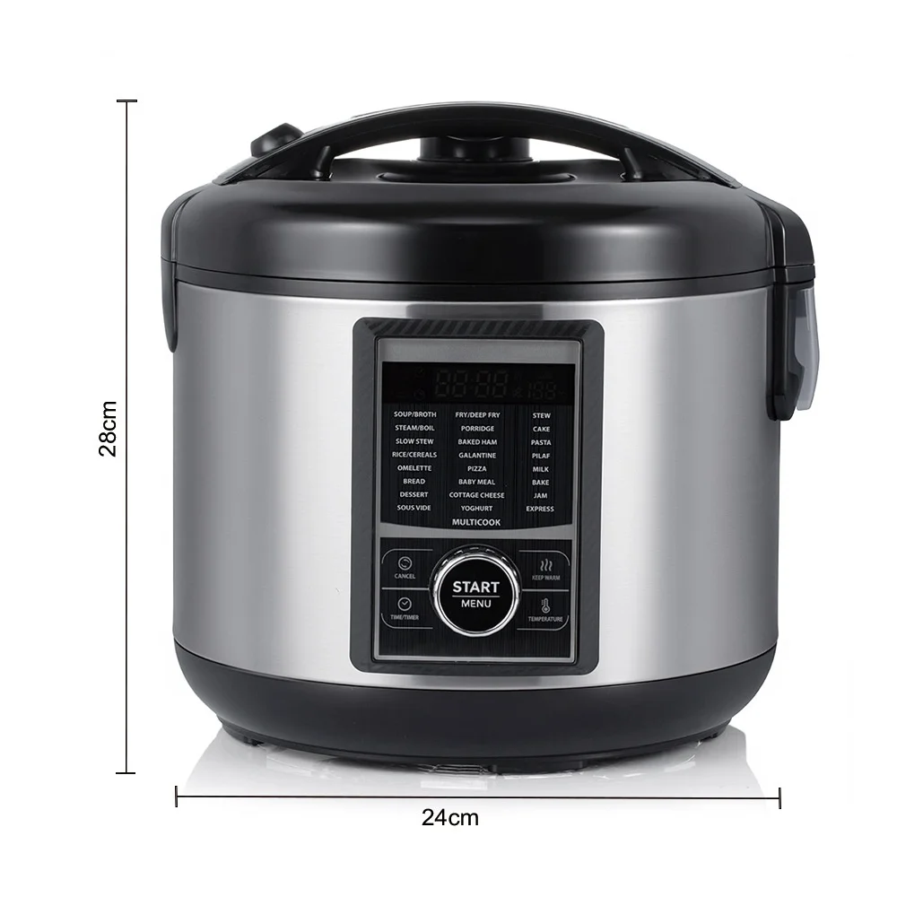 Digital Rice Cooker with Aluminum Alloy Circular Inner Pot Portable Design and Fast Cooking Household Electric Rice Cooker
Digital Rice Cooker with Aluminum Alloy Circular Inner Pot Portable Design and Fast Cooking Household Electric Rice Cooker