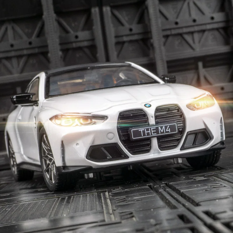Коллекция 1/23 года, модель автомобиля BMW M4 G82 из сплава, модель литая металлическая автомобиля, открытая дверь со звуком, фотоколлекция, подарки для детей
Коллекция 1/23 года, модель автомобиля BMW M4 G82 из сплава, модель литая металлическая автомобиля, открытая дверь со звуком, фотоколлекция, подарки для детей