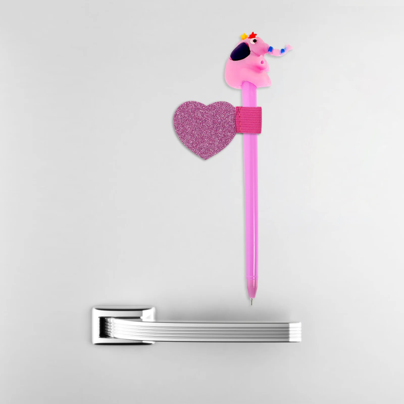 Heart Pen Clip Elastic Compact Shape Pencil Holder Office Accessory Daily Use Loop Small Self-adhesive
Heart Pen Clip Elastic Compact Shape Pencil Holder Office Accessory Daily Use Loop Small Self-adhesive