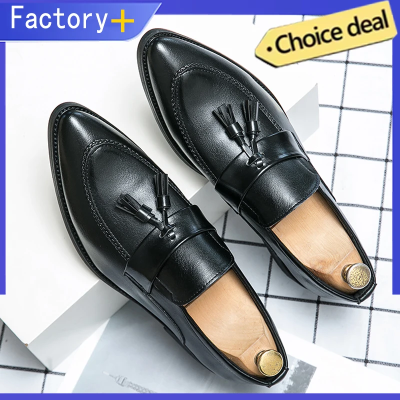 Formal Shoes Men Classic Casual Business Shoes For Men Tassel Party Wedding Leather Oxford Shoes Men's Dress Shoes Loafers
Formal Shoes Men Classic Casual Business Shoes For Men Tassel Party Wedding Leather Oxford Shoes Men's Dress Shoes Loafers