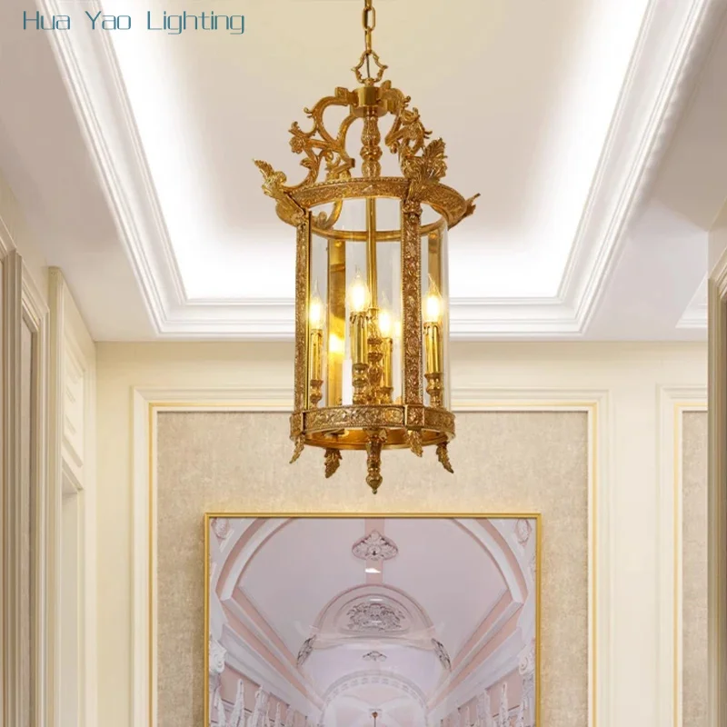 French Chandelier European Dining Room Brass Porch Balcony Corridor Foyer Rustic Vintage Antique Luxury Light Fixtures
French Chandelier European Dining Room Brass Porch Balcony Corridor Foyer Rustic Vintage Antique Luxury Light Fixtures