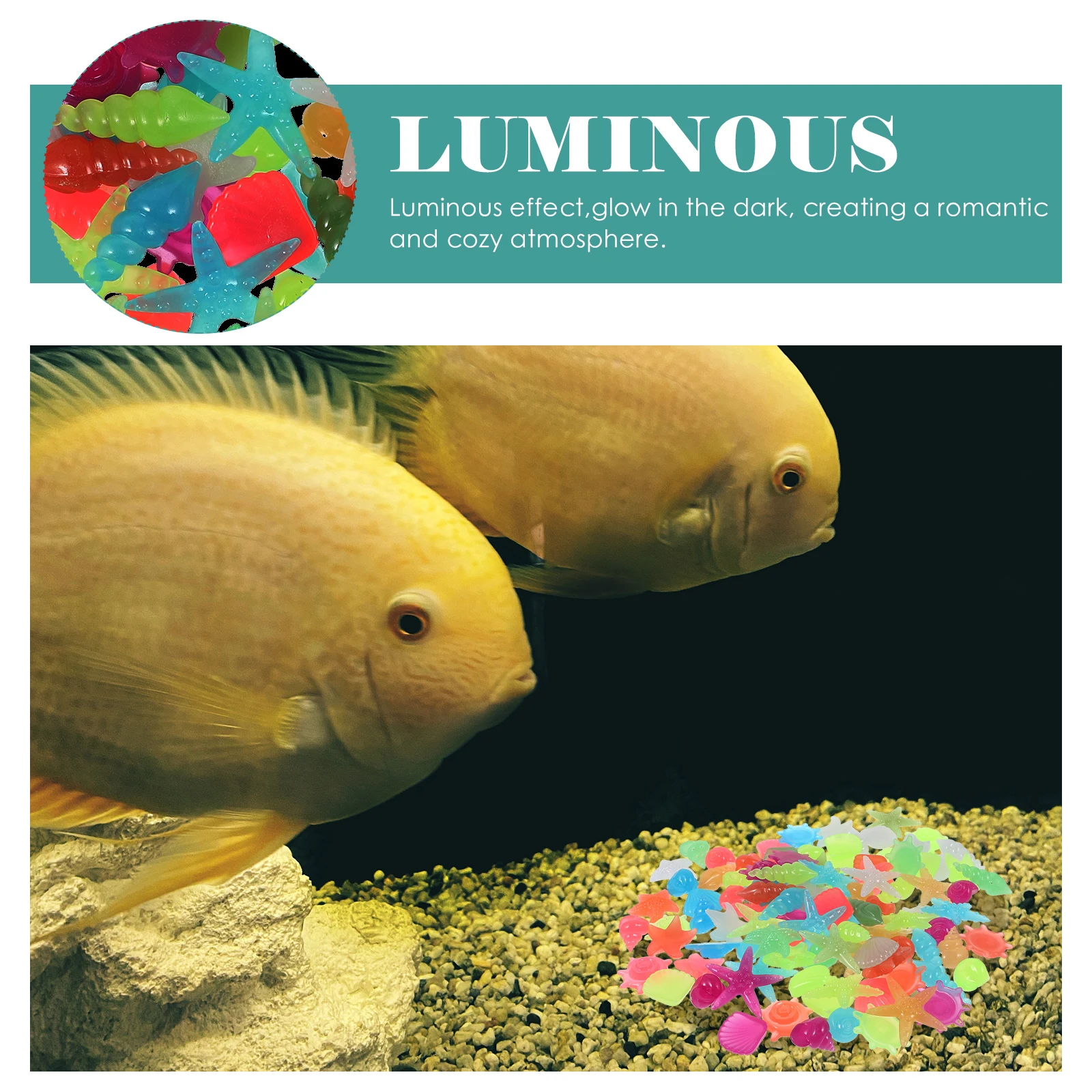 200Pcs Durable Artificial Glow In The Dark Stones Aquarium Pebbles For Fish Tank And Bedside Table
200Pcs Durable Artificial Glow In The Dark Stones Aquarium Pebbles For Fish Tank And Bedside Table