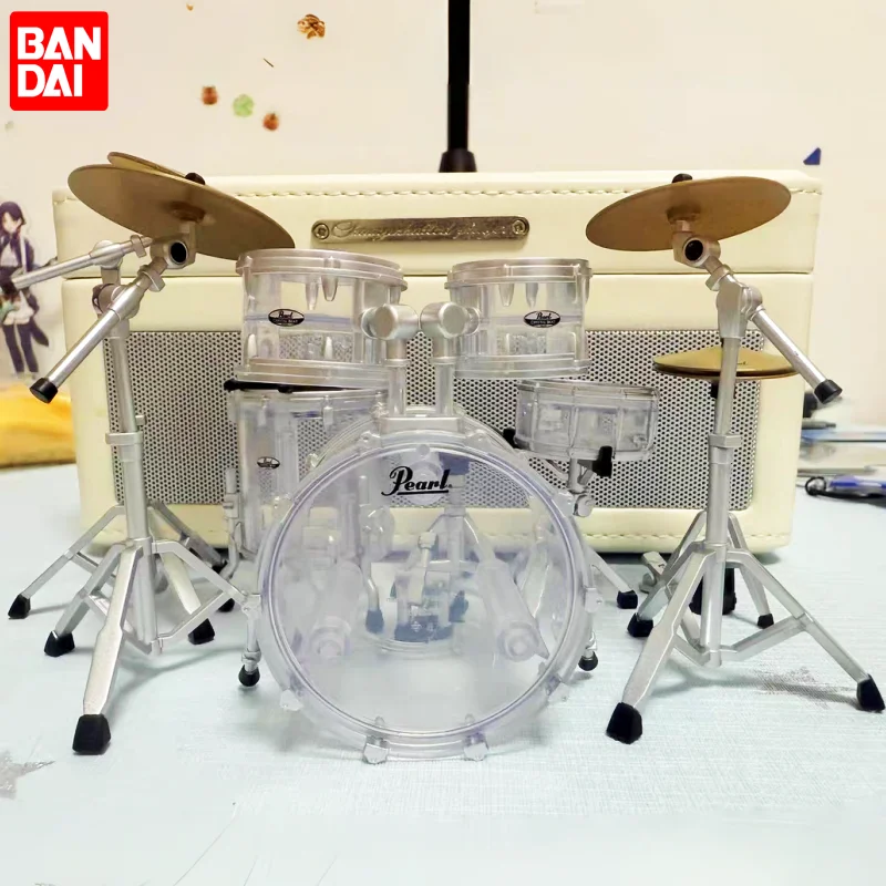 Bandai Genuine Mini Pearl Jazz Drum Set Model Gashapon Series 2 Clear Acrylic Desktop Ornament Collectible For Band Music Lovers
Bandai Genuine Mini Pearl Jazz Drum Set Model Gashapon Series 2 Clear Acrylic Desktop Ornament Collectible For Band Music Lovers