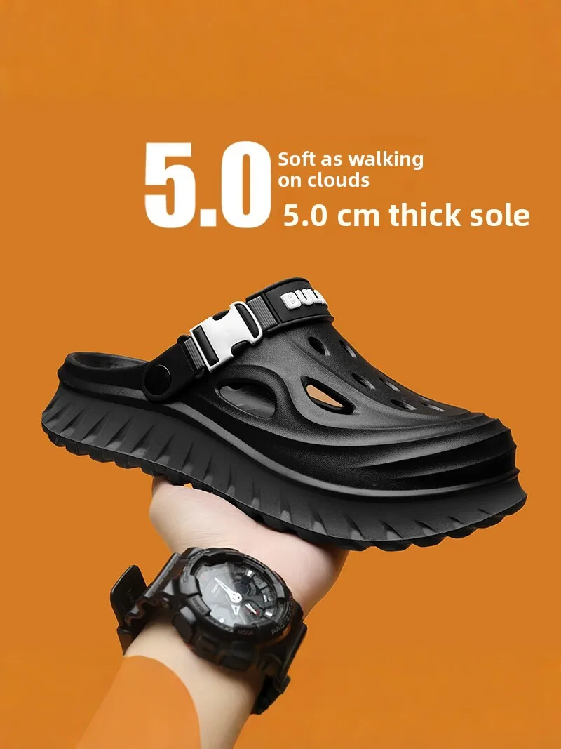 Men's 2026 New Summer Outdoor Sports Beach Sandals Anti-Slip Head Cover Slippers Casual EVA Material Comfortable Wear
Men's 2026 New Summer Outdoor Sports Beach Sandals Anti-Slip Head Cover Slippers Casual EVA Material Comfortable Wear