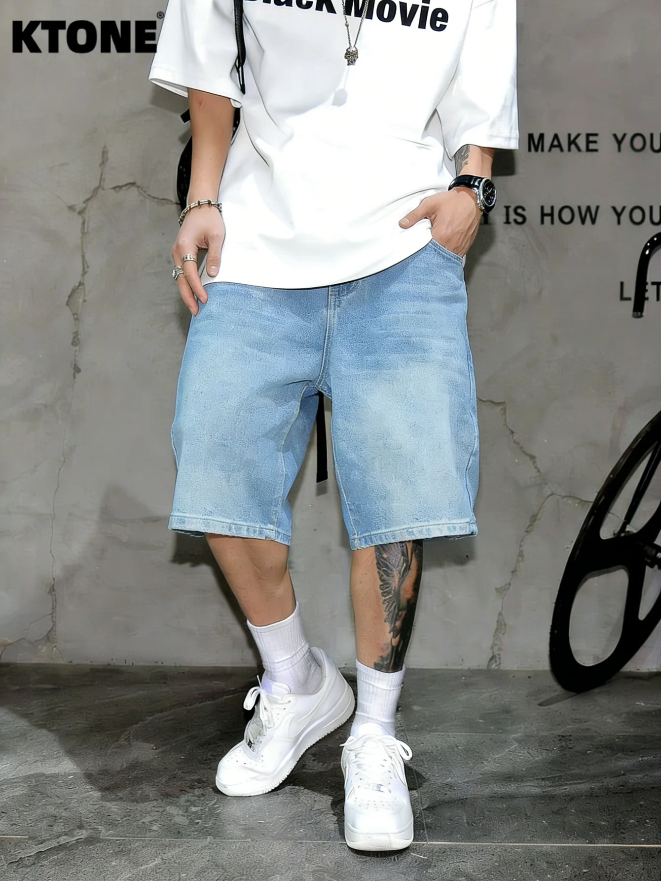 Men Solid Blue Loose Denim Shorts Non Stretch Casual Jorts Simple Classic Design Lightweight Everyday Summer Bottoms
Men Solid Blue Loose Denim Shorts Non Stretch Casual Jorts Simple Classic Design Lightweight Everyday Summer Bottoms